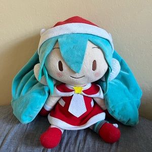 SEGA :| HATSUNE MIKU CHRISTMAS PLUSH DOLL.